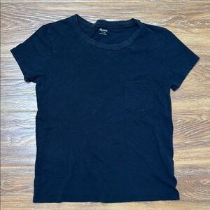 Vintage Madewell XS Black Crew Neck T-Shirt